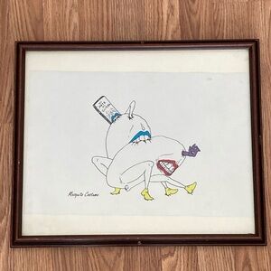 Weird and Funny Pop Surrealism Print “Mosquito Costume” “Ni Arte Ni Cultura”